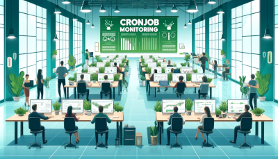 Office with cron job monitoring