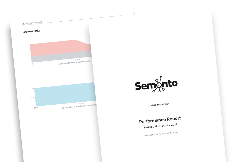 Branded performance reports.