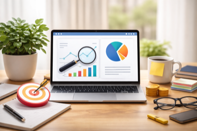 Illustration of website metrics