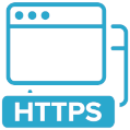 Mixed content monitoring icon
