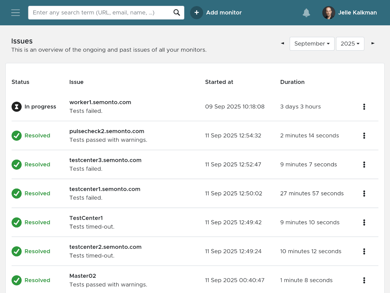 Overview of issues in Semonto