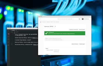 Screenshot of semonto on desktop background